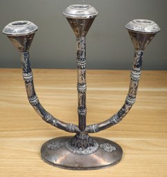 Sterling Silver Candelabra Candlestick Holder 925