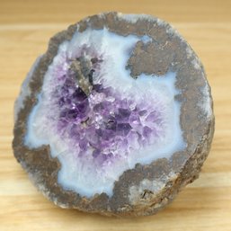 Amethyst Geode Half