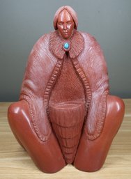 Ron Schroder Stone Carving Sculpture Native American