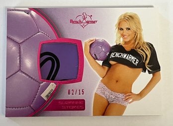 2011 BENCH WARMER 02/15 SUZANNE STOKES SWATCH SOCCER BALL SWATCH
