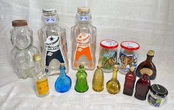 Vintage Galaxy Orbit Admiral Glass Jars, Miniatures & More