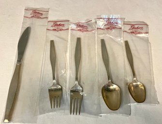 5 Pc (1 Place Setting) Gorham Sterling Silver Flatware Silver New (unopened)