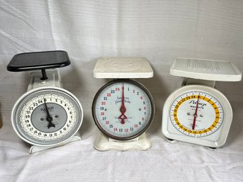 Lot Vintage Scales ~ Hansen, American Family Scale, Pelouze-Weyette