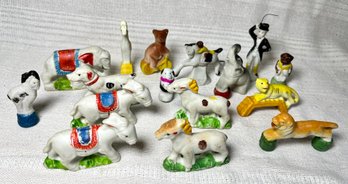 Vintage Japan Miniature Bisque Circus Characters