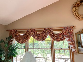 3 Curtain Swags Window Treatments