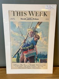 This Week New York Herald Tribune June 16th 1935 Authentic John Newton Howitt Cover Matted