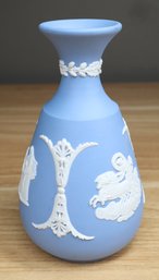 Wedgwood Jasperware Blue And White Vase