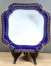 Vintage Haviland & Co. Pour Wright Tyndale Van Roden Porcelain Plate/ Bowl Cobalt Blue Philadelphia