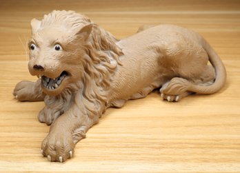 Signed Ceramic Lion Figurine Sculpture Atlanta 82