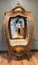 1800s French Louis XV Style Vernis Martin Vitrine