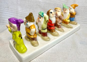 Vintage Clover Walt Disney Snow White And The Seven Dwarfs Ceramic Toast Rack