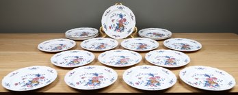 Set Of (17) Wedgwood Williamsburg Potpourri Etruria Snack Plates