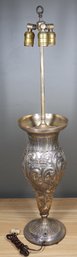 Antique Silver Plated Table Lamp