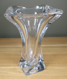 Spiral Art Glass Vase