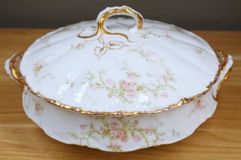 Theodore Haviland Limoges Covered Vegetable Bowl