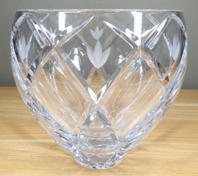 Large Lenox Cut Crystal Bowl Art Glass