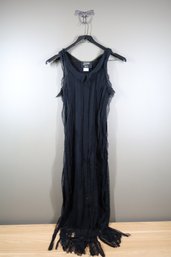 Jean Paul Gaultier Long Black Mesh Dress Size Small