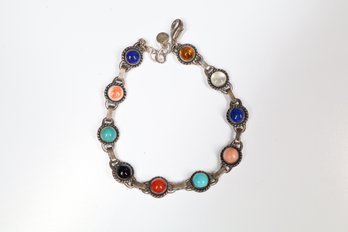 Sterling Silver 925 Colorful Bracelet