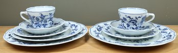 Set Of (9) Pieces Vintage Blue Danube Japan Delftware Delft Porcelain China