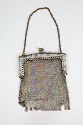 Painted Chain Mesh Purse