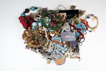 Lot- Costume Jewelry- Necklaces, Bracelets, And Earrings