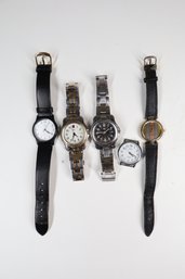 Lot Of Watches (5)- Swiss Amry, Gucci, Casio Quartz, And More