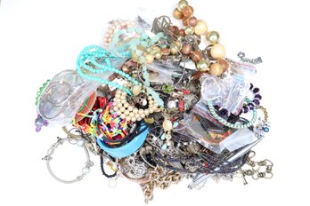 Lot Of Costume Jewelry-Necklaces-Brooches -Bracelets