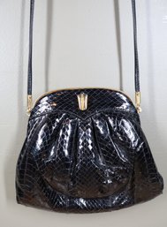 Lisette New York Black Bag With Long Strap