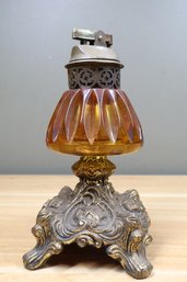 Amber Glass Table Lighter