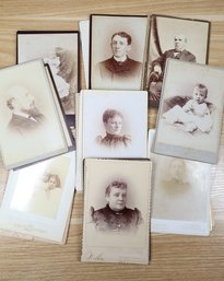 Lot Of 1800s Victorian Style Photos- Some With Signatures On Back