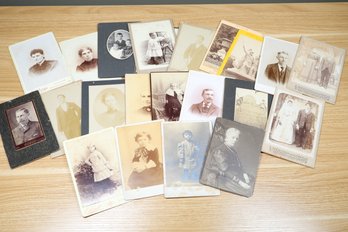 Lot Of 1800s Victorian Style Photographs Photos Portraits