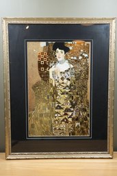 Vintage Framed Portrait Of Adele Bloch-Bauer I Print Gustav Klimt The Lady In Gold The Woman In Gold