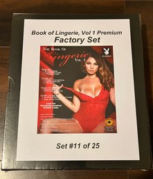 PLAYBOY BOOK OF LINGERIE VOL 1 PREMIUM FACTORY SET COLLECTOR CARDS