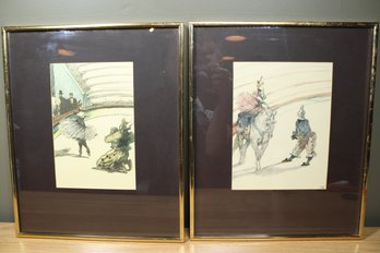 A Pair Of Lithographic Prints After Henri De Toulouse-Lautrec