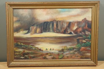 Clifford Mitchell Framed Oil Painting 1931