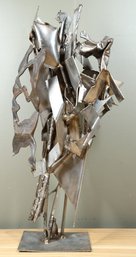 Albert Feraud Abstract Metal Sculpture Industrial Scrap Metal