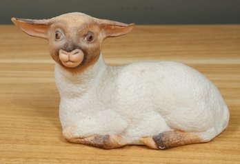 Balint Kramlik Ceramic Lamb Baby Sheep Figurine 218/1000