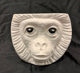 Mid Century Ceramic Monkey Planter 1976