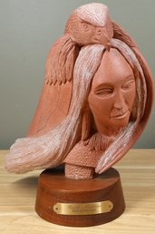 Artist Ron Schroder Sculpture Limited Edition Eagle Mistress