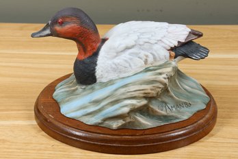 Fred Aman Ceramic Hand Painted Forever Nature Ducks Limited Edition 1982 E4430 199