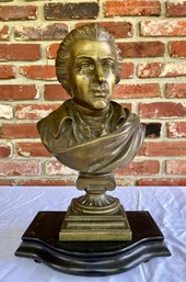 Jean Bulio Bronze Bust Of Mozart