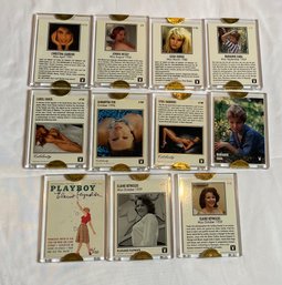 SIGNED Autographed Celebrity And Playmate Certified Playboy Cards