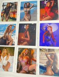 Collection Of 9 Mia Gray Playboy Instagram Adult Model Signed 8x10 Photos COA