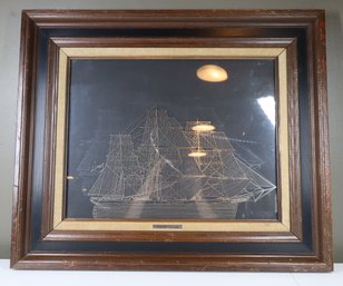 Handmade Sterling Silver Clipper Ship Cutty Sark Franklin Mint 1976