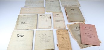 Ephemera Of Deeds Mortgages