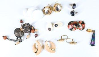 Lot Of Vintage Costume Earrings