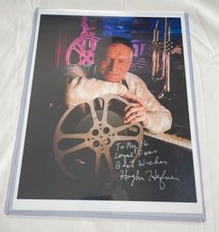 Signed Autographed 'To My 16 Loyal Fans' Hugh Hefner 8x10 Photograph Photo