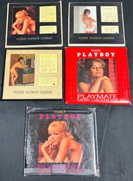 VINTAGE LOT PLAYBOY PLAYMATE DESK APPOINTMENT CALENDARS 1960s