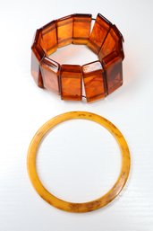 Pair Of Vintage Bakelite Bracelets Jewelry