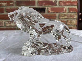 PH Crystal Lion Sculpture
